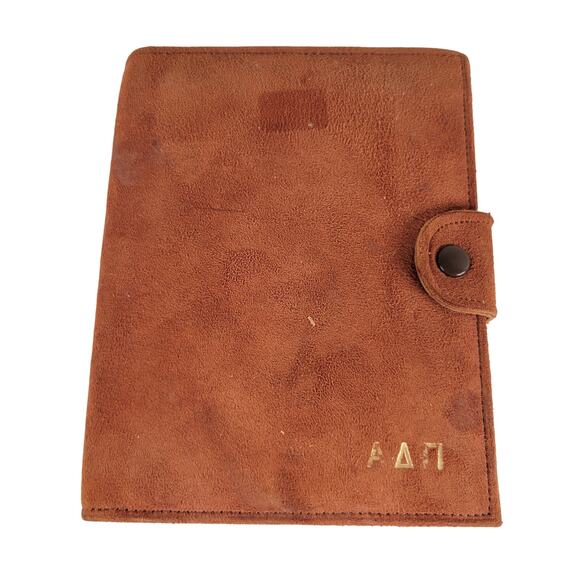 Vintage Suede Bridge Card Game Set w/ Score Pad, 2 Decks, & Snap Closure Case - Picture 1 of 9